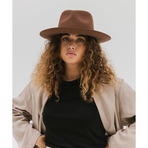 Gigi Pip Zephyr Rancher Hat - Dark Oak